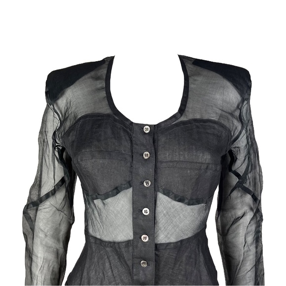 90s Nick Coleman Linen Dress - Picture 6 of 6